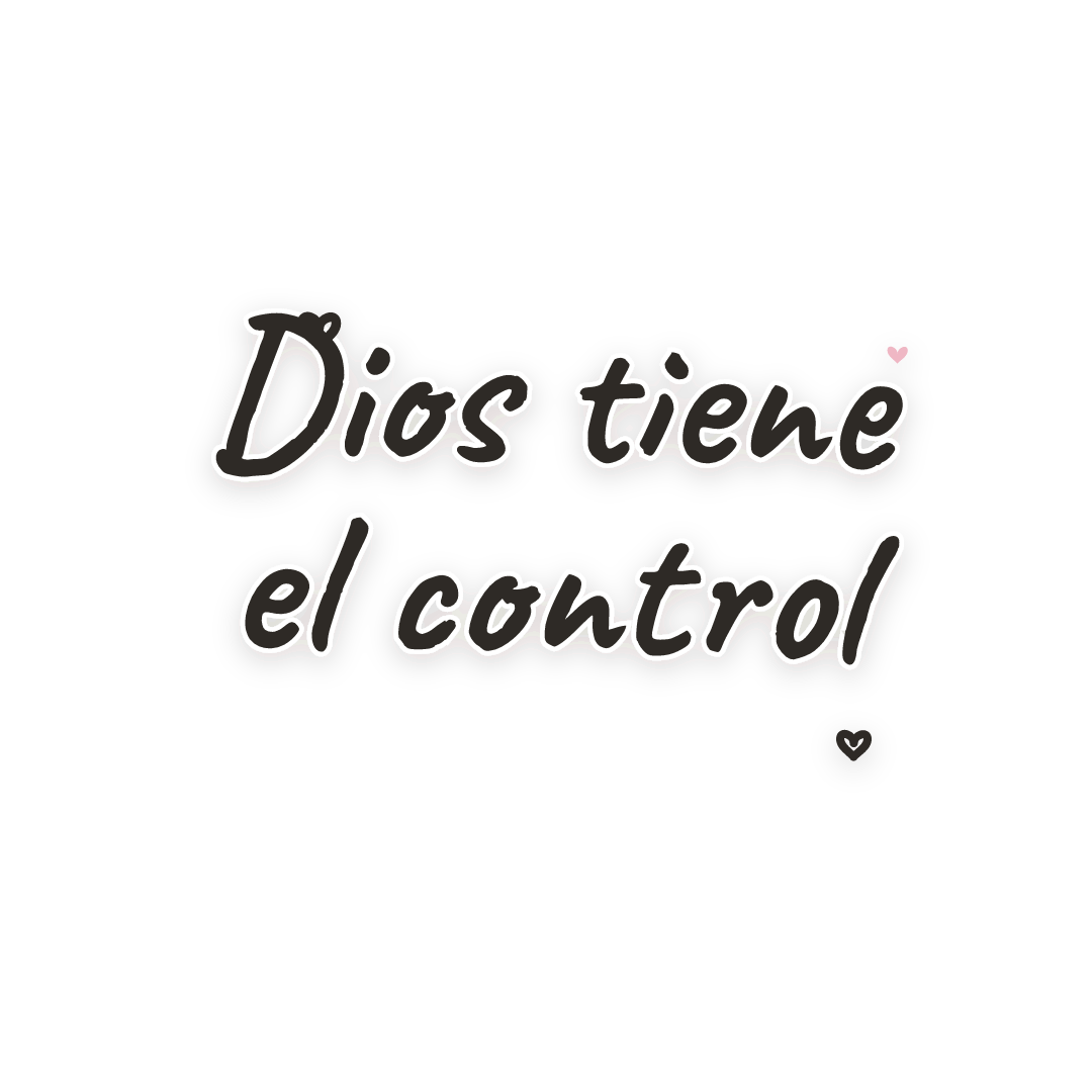 Sticker: Dios tiene el control