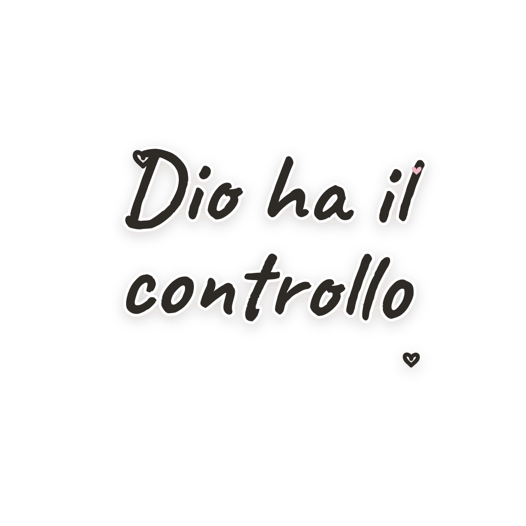 Sticker: Dio ha il controllo