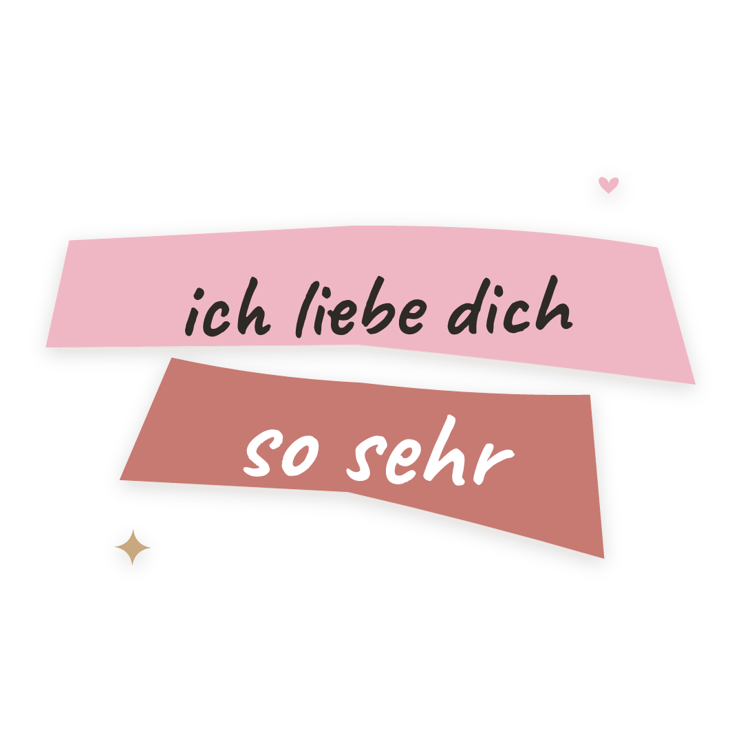 Sticker: ich liebe dich so sehr