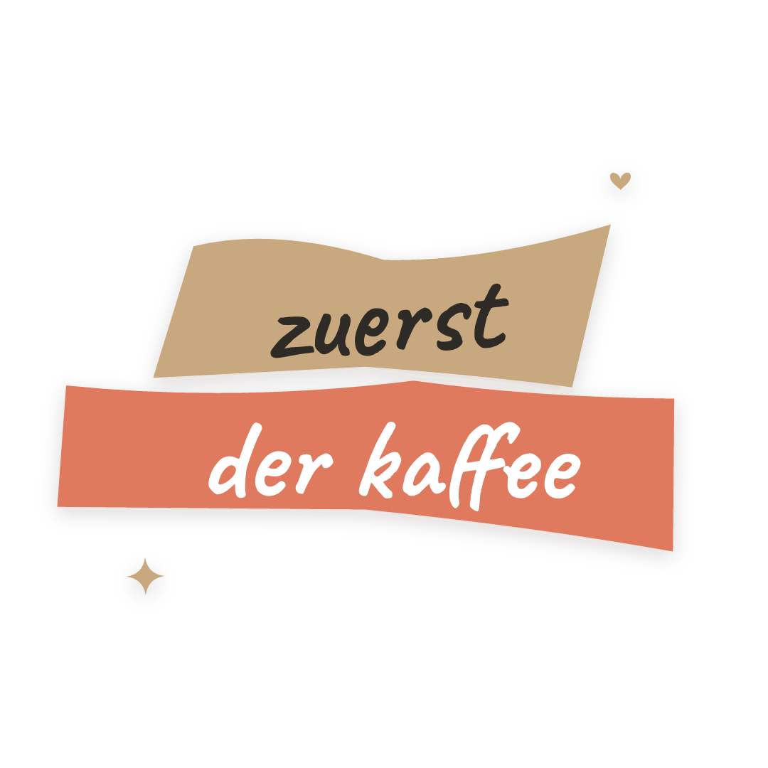 Sticker: zuerst der kaffee