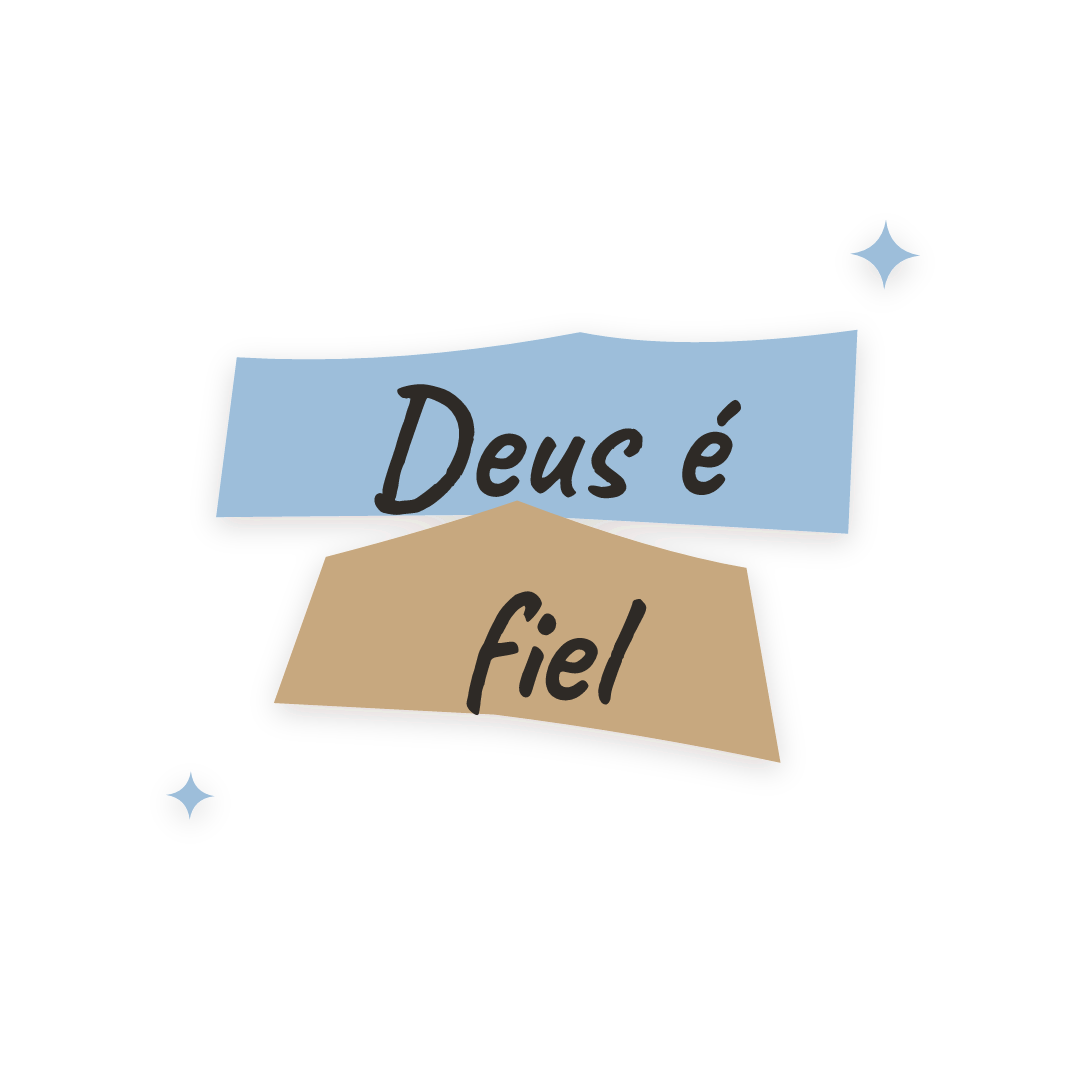 Sticker: Deus é fiel