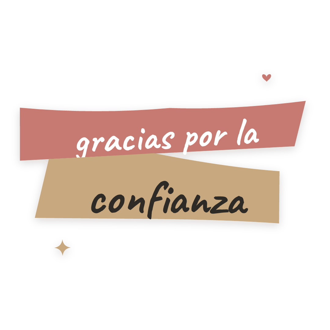 Sticker: gracias por la confianza