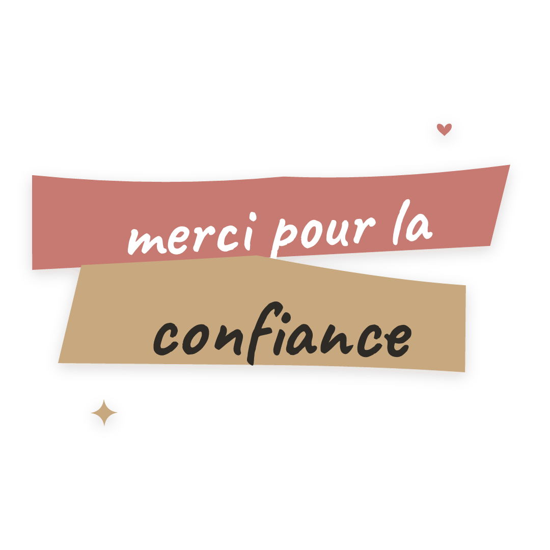 Sticker: merci pour la confiance