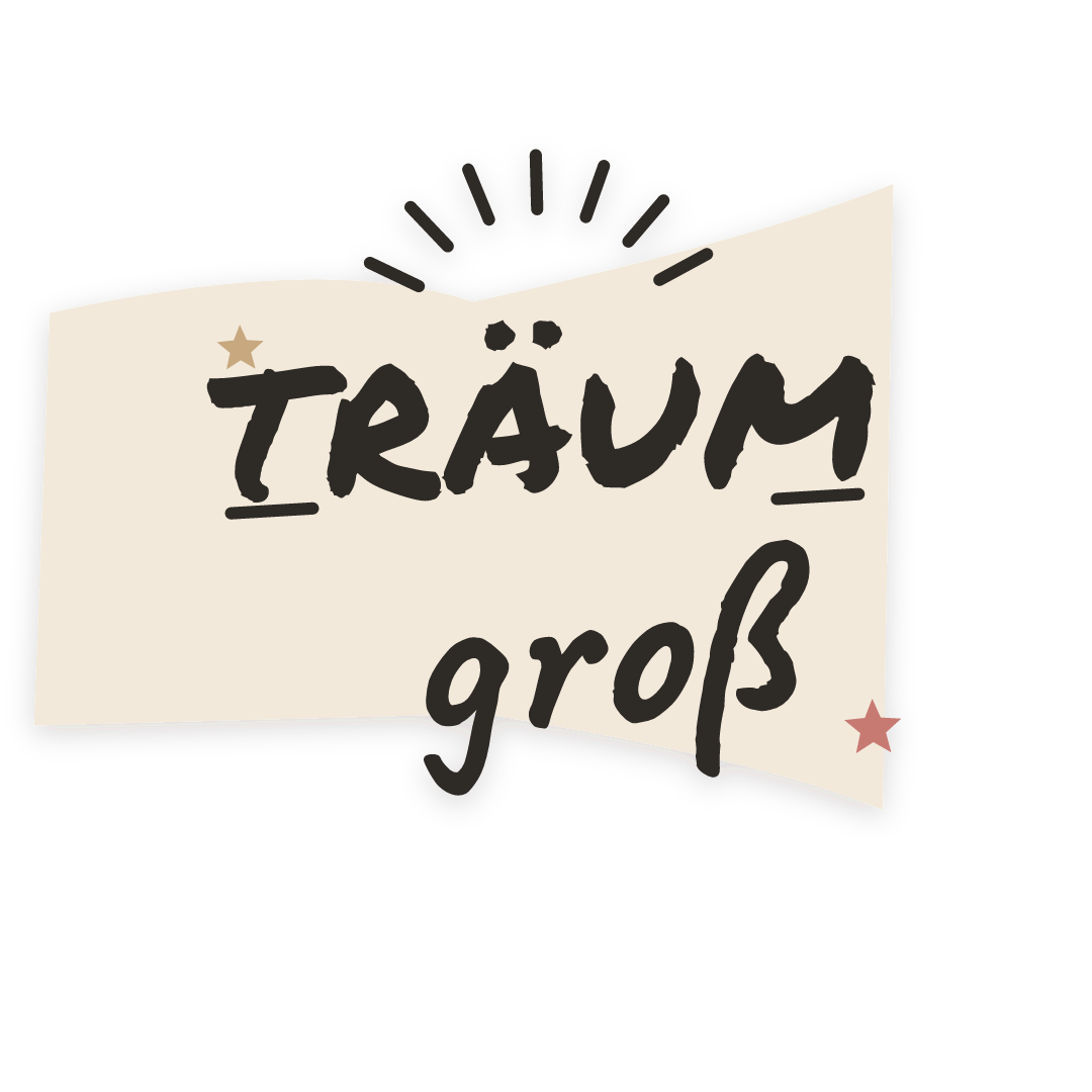 Sticker: träum groß