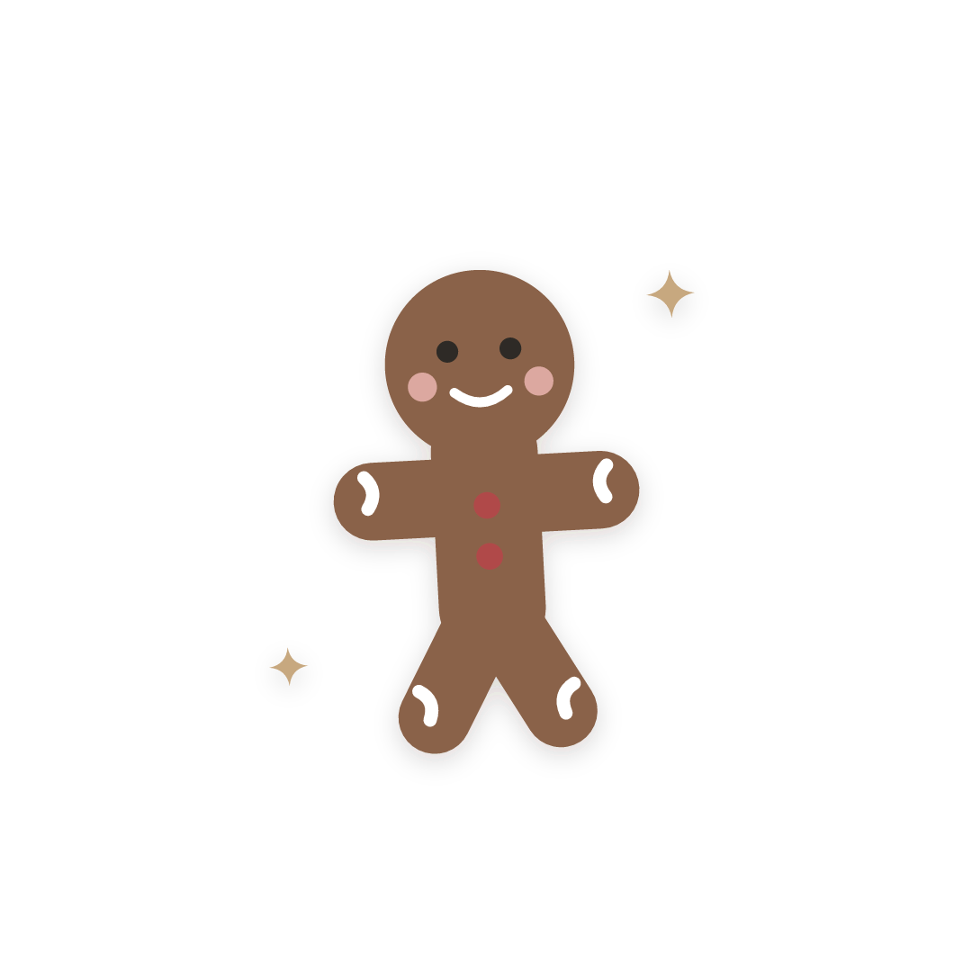 Sticker: galleta de jengibre