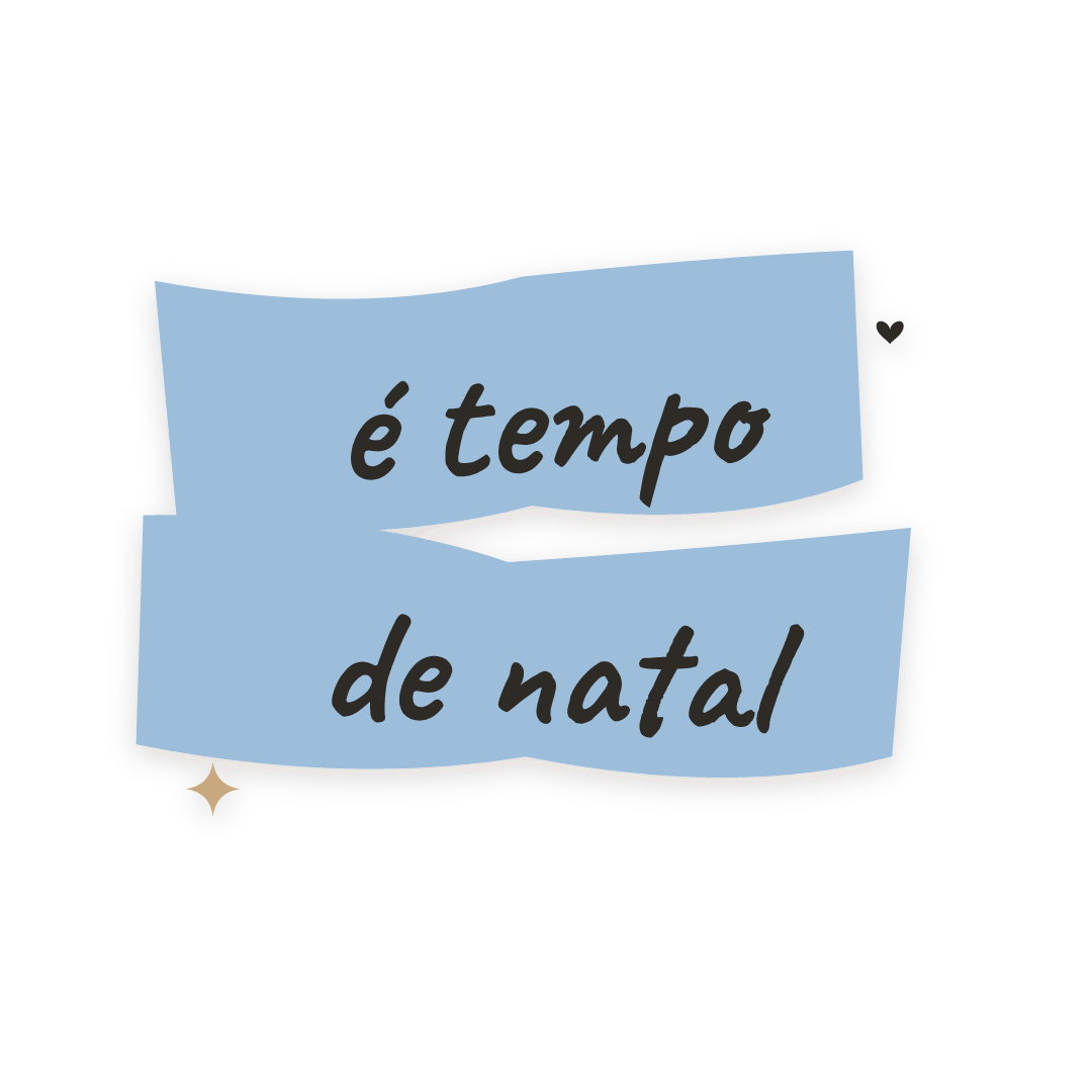 Sticker: é tempo de natal