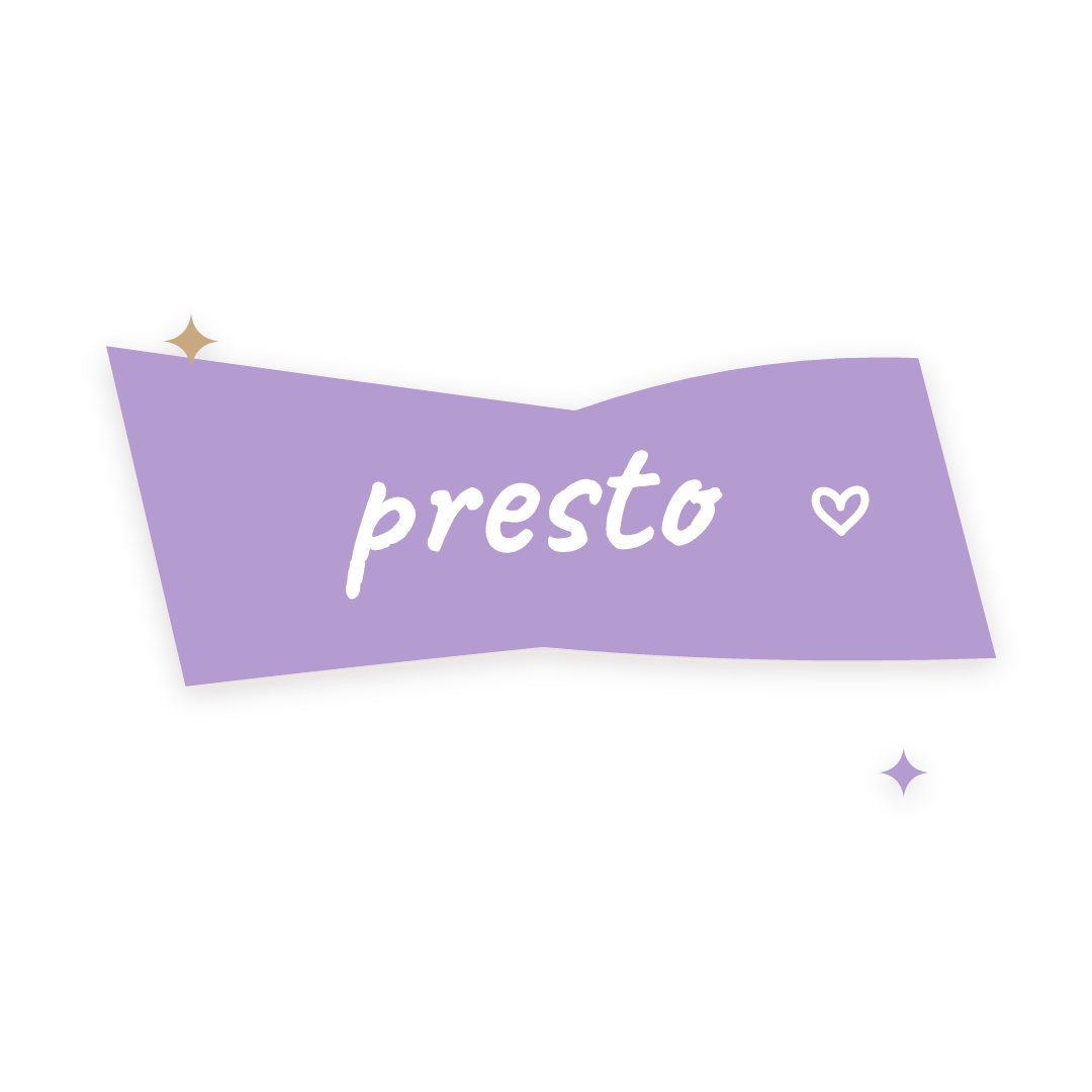 Sticker: presto