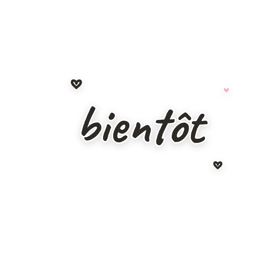 Sticker: bientôt