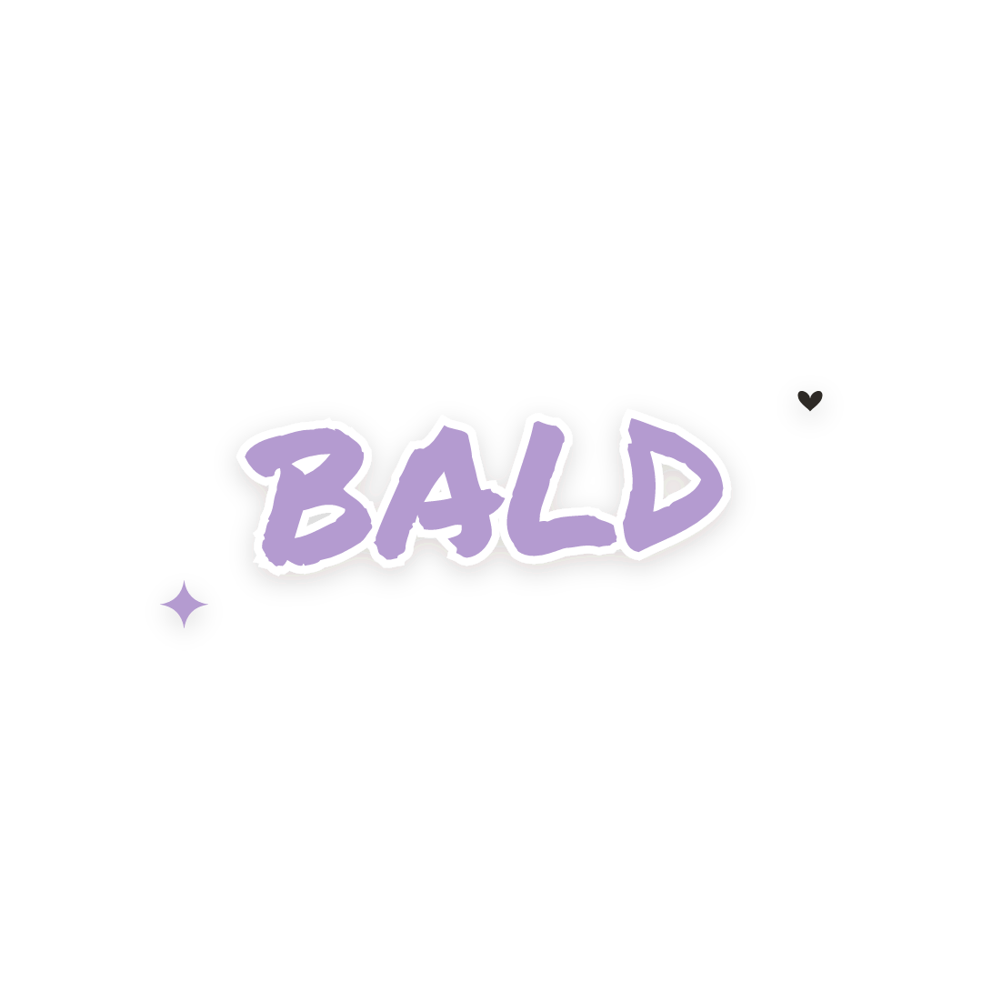 Sticker: bald