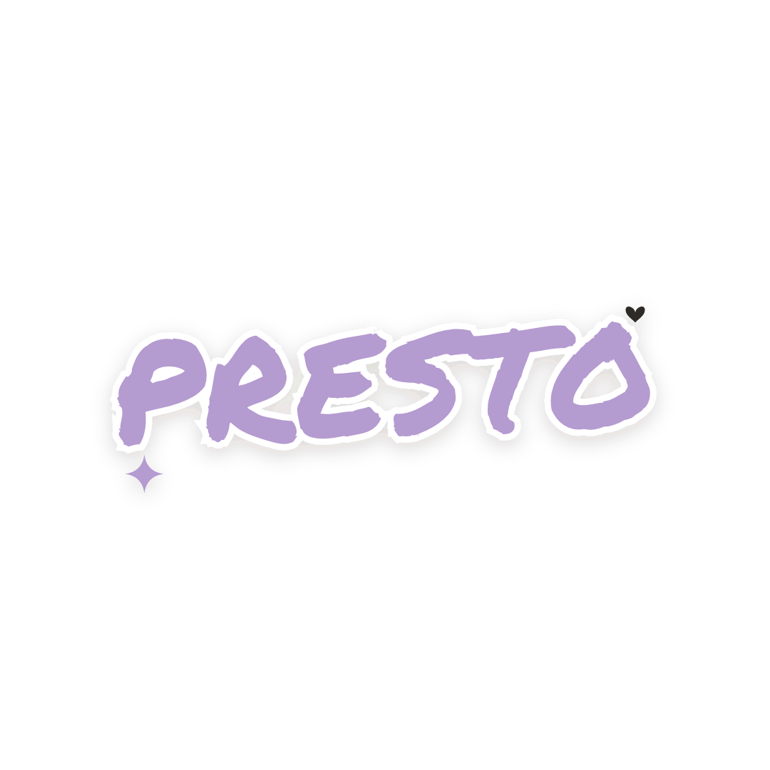 Sticker: presto