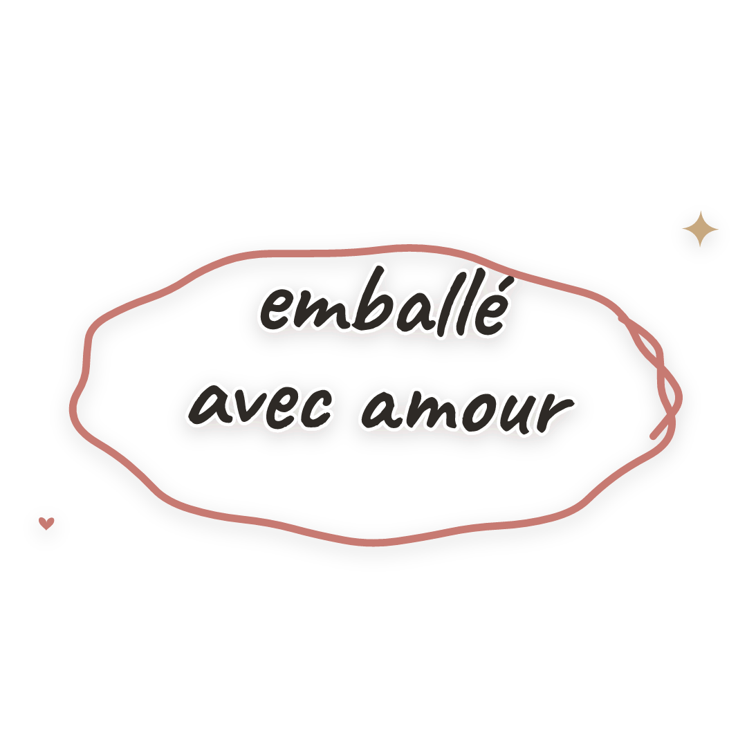 Sticker: emballé avec amour