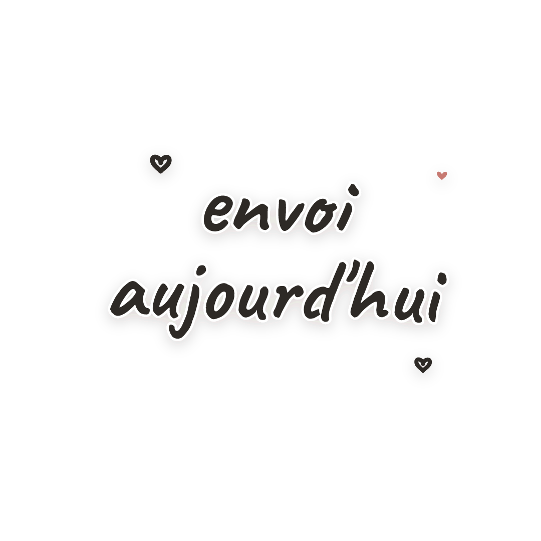 Sticker: envoi aujourd'hui