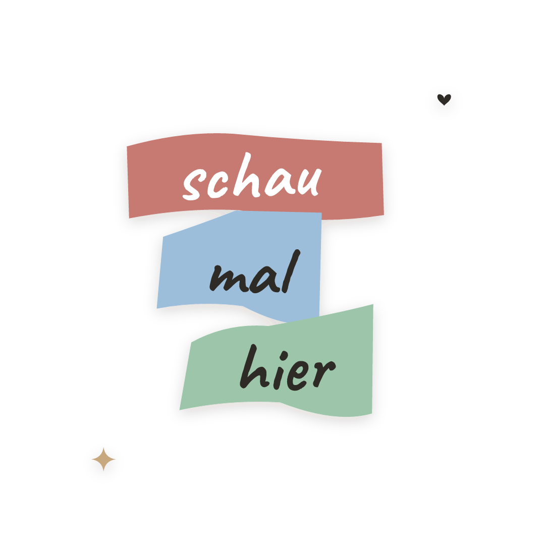 Sticker: schau mal hier
