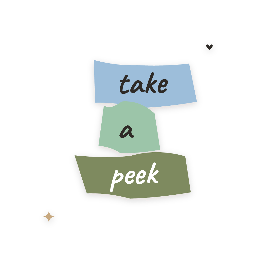 Sticker: take a peek