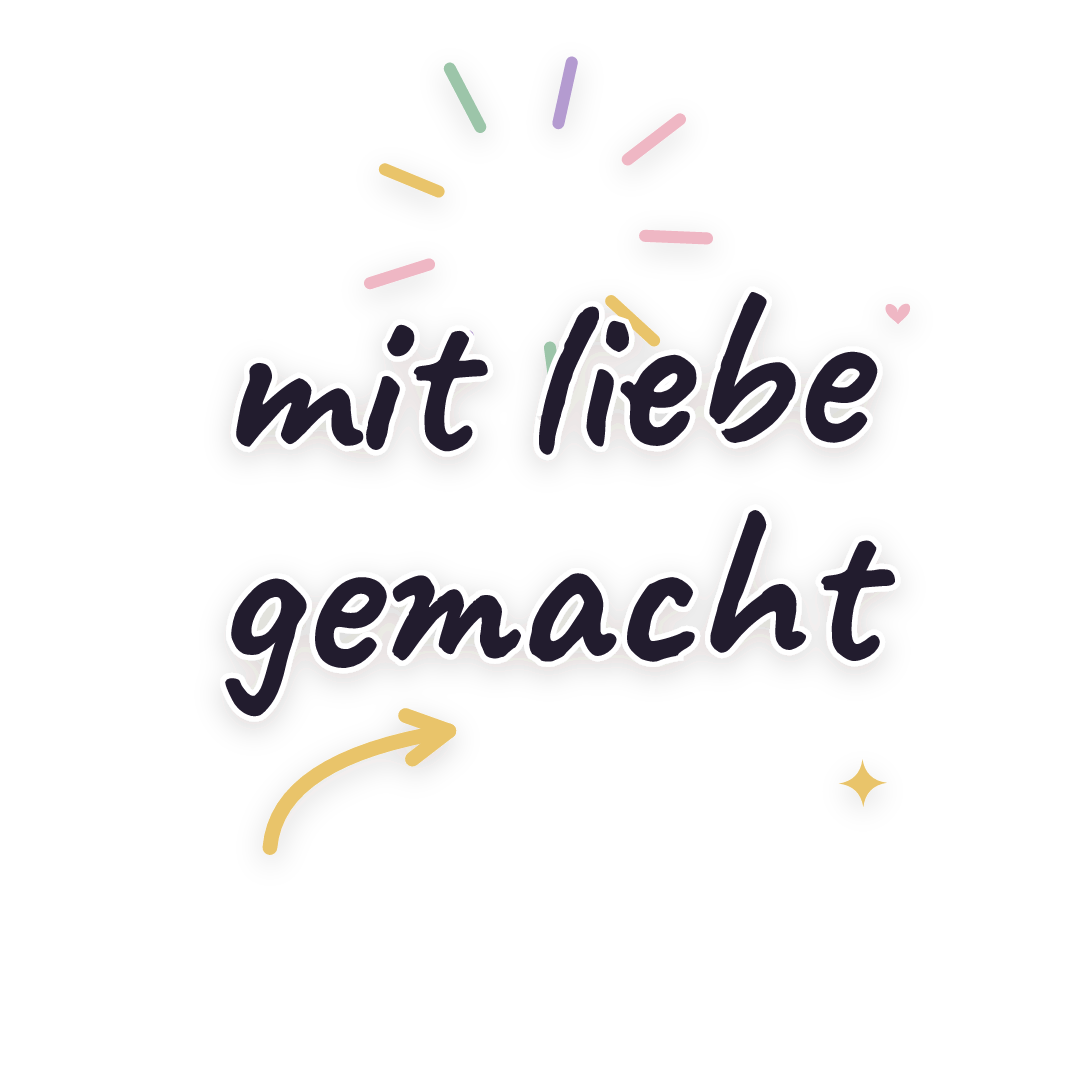Sticker: mit liebe gemacht