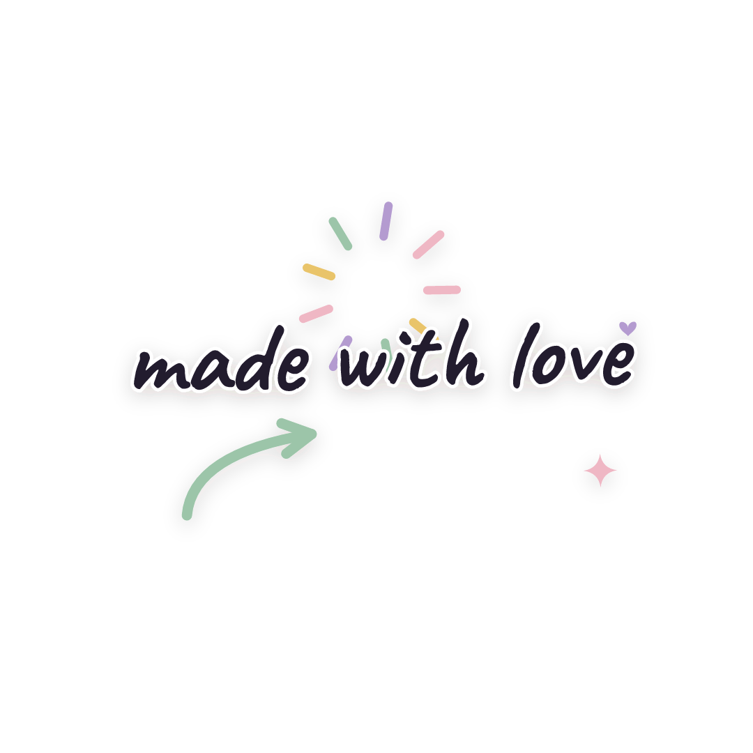 Sticker: made with love