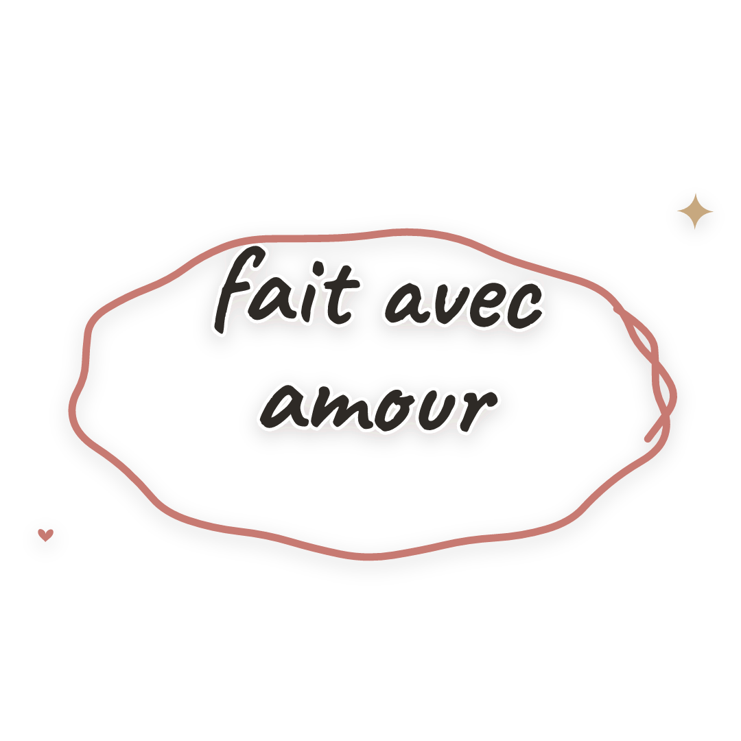 Sticker: fait avec amour