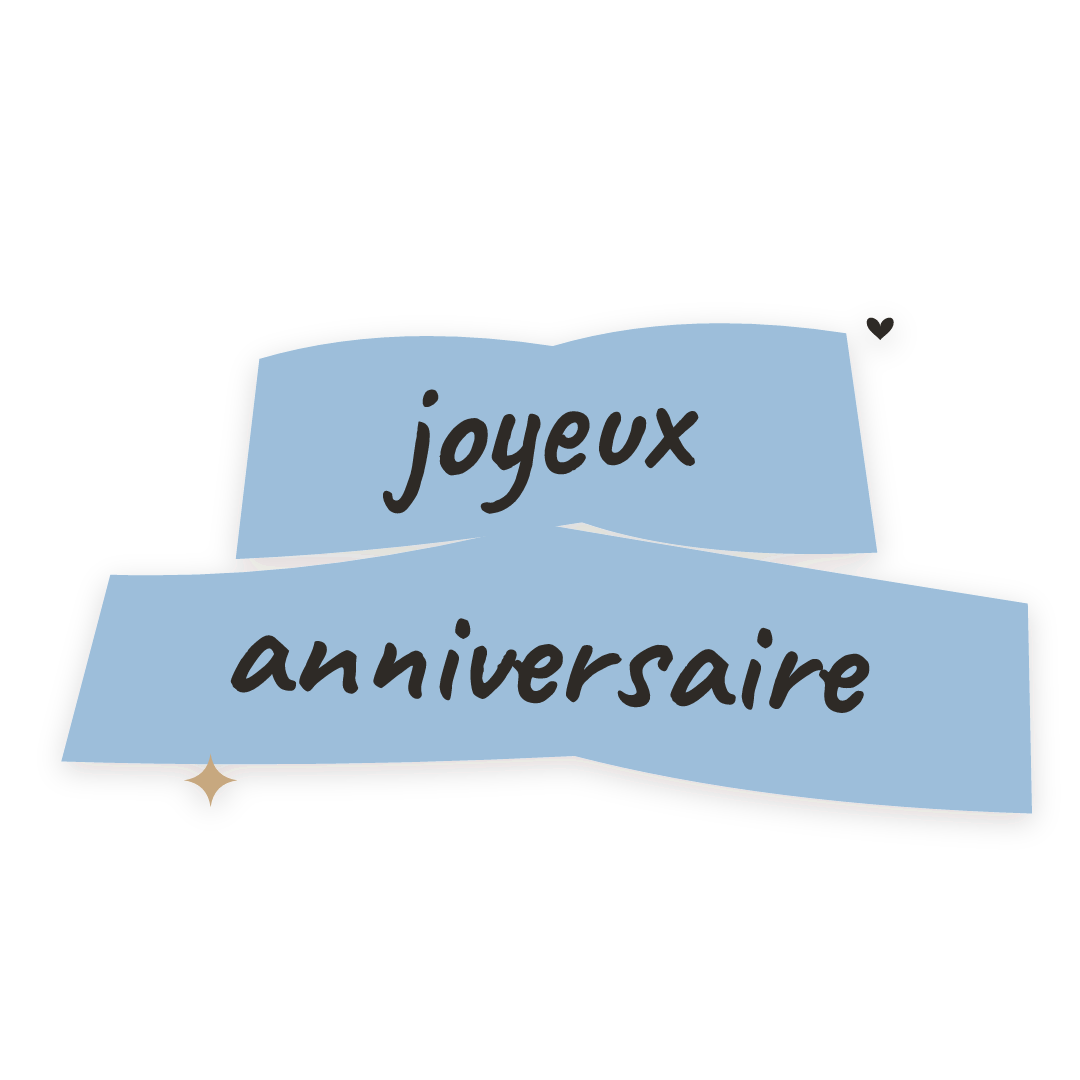 Sticker: joyeux anniversaire