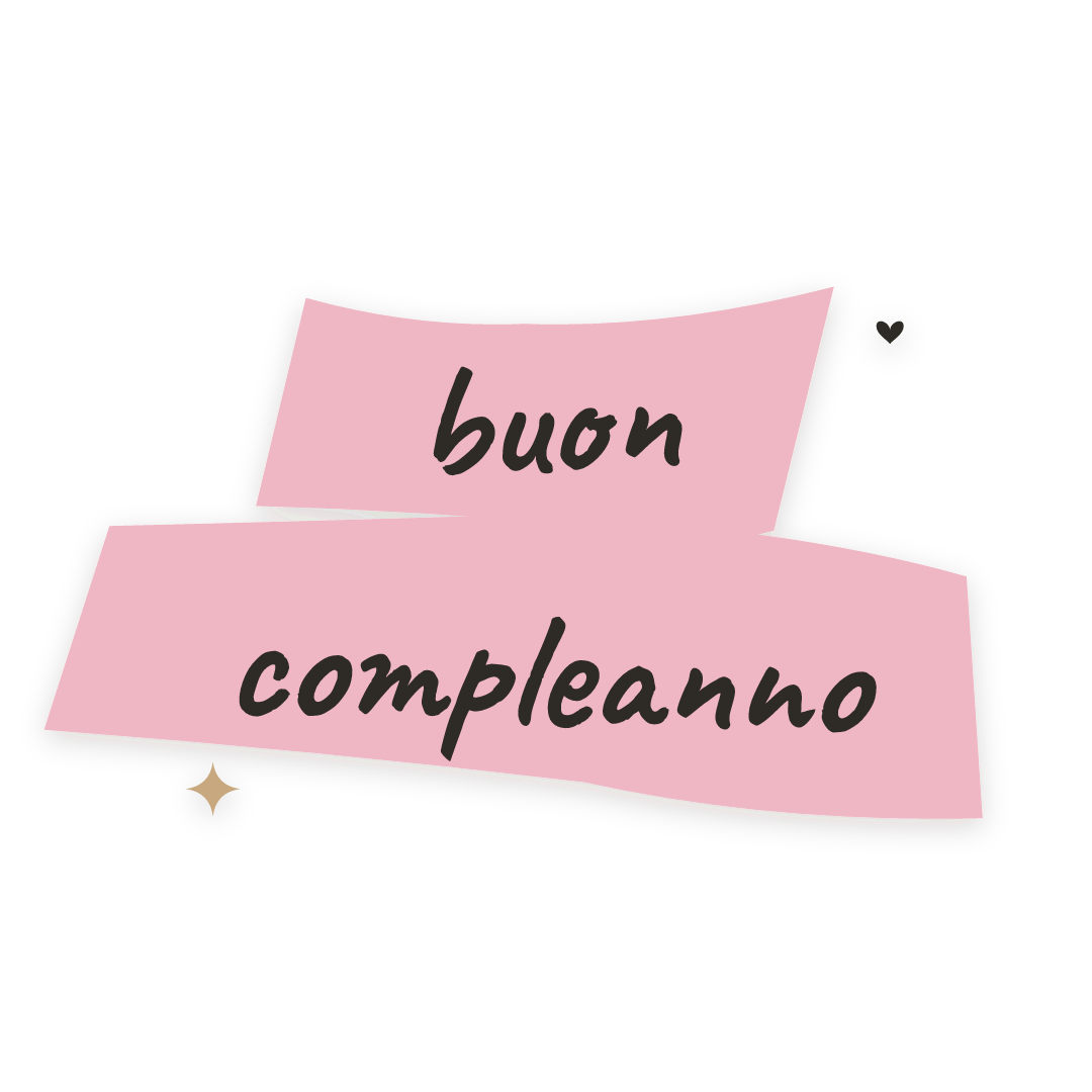 Sticker: buon compleanno