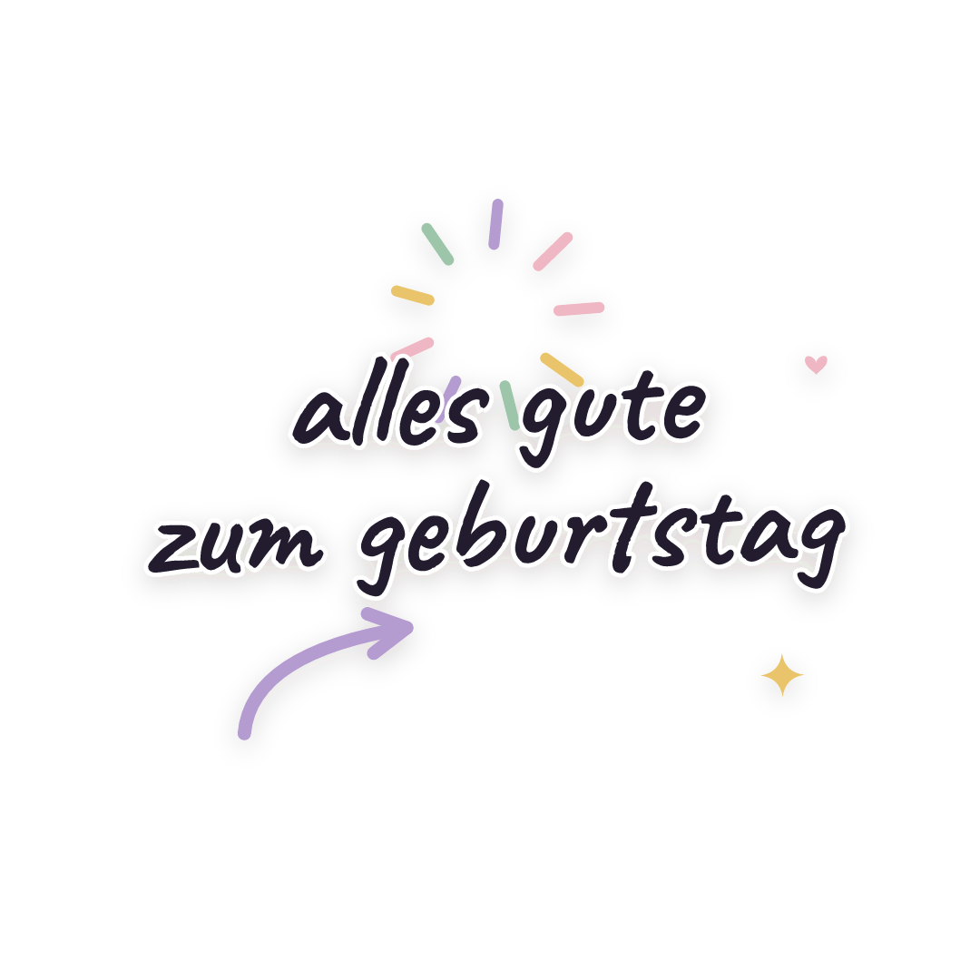 Sticker: alles gute zum geburtstag