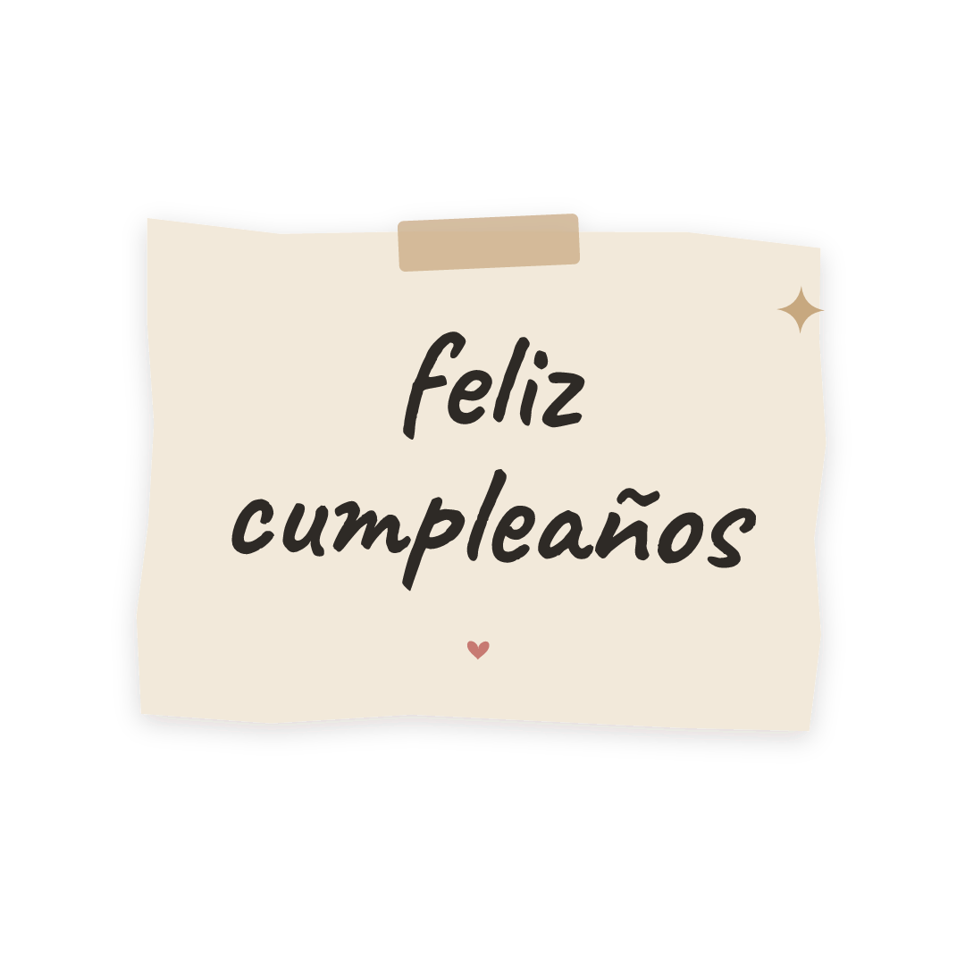 Sticker: feliz cumpleaños