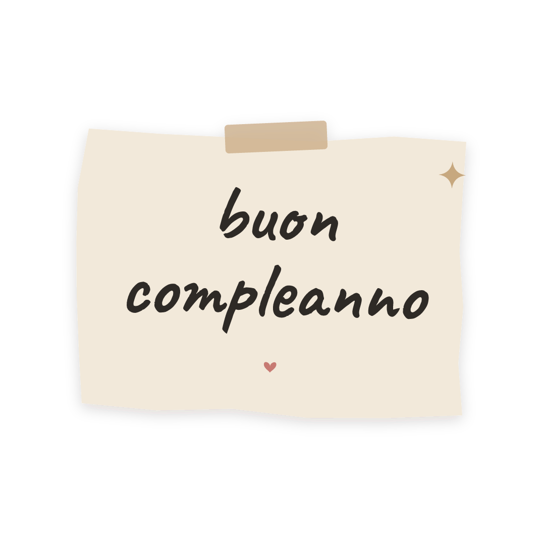 Sticker: buon compleanno