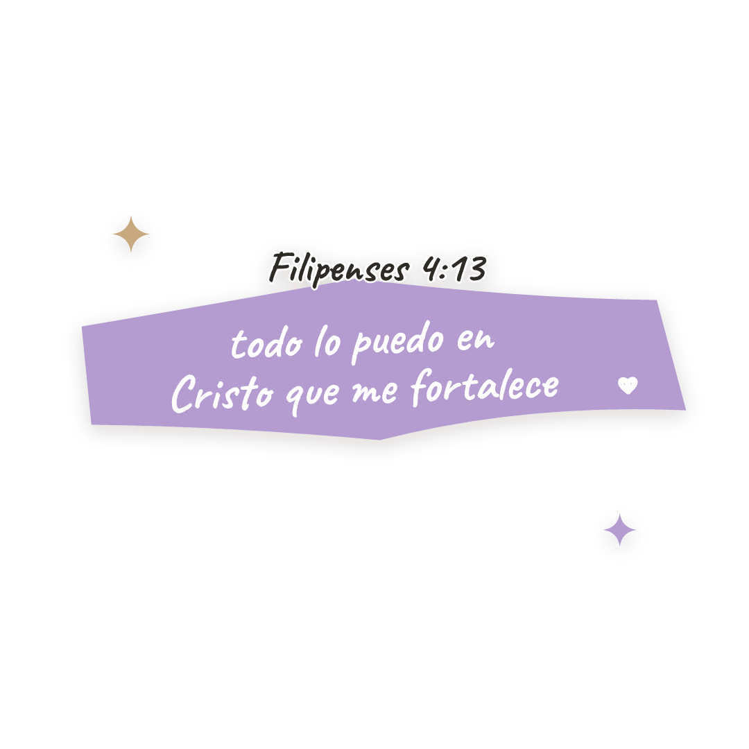 Sticker: Filipenses 4:13 todo lo puedo en Cristo que me fortalece