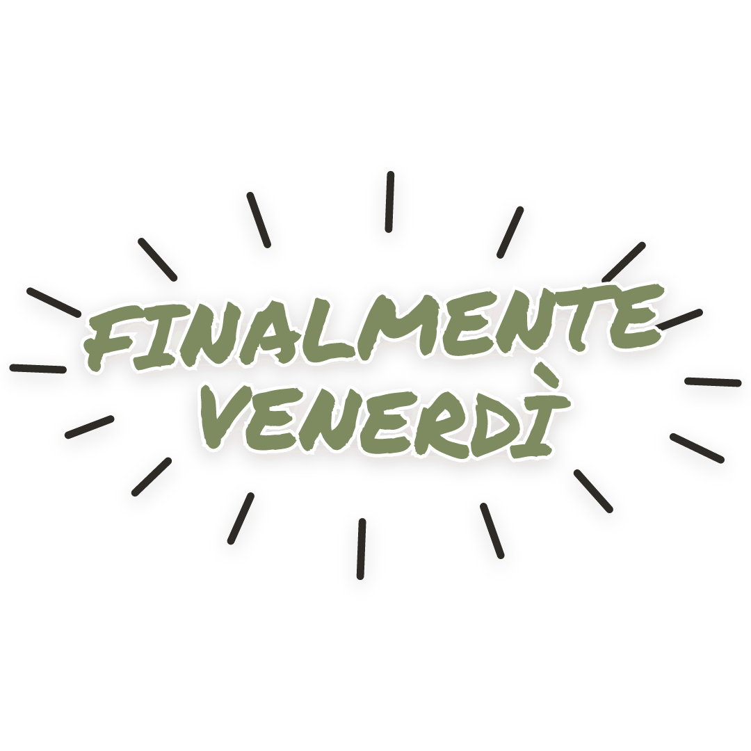 Sticker: finalmente venerdì