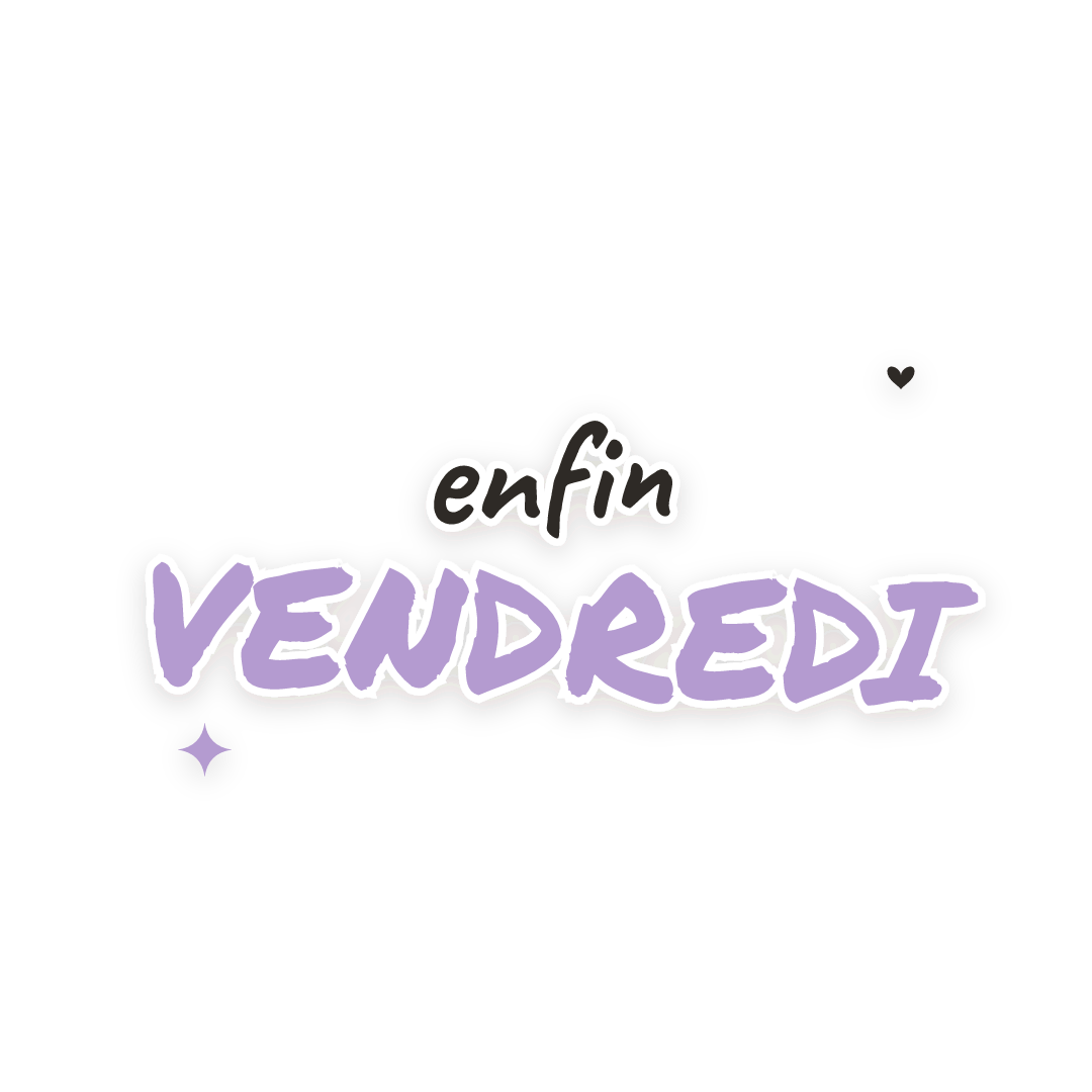 Sticker: enfin vendredi