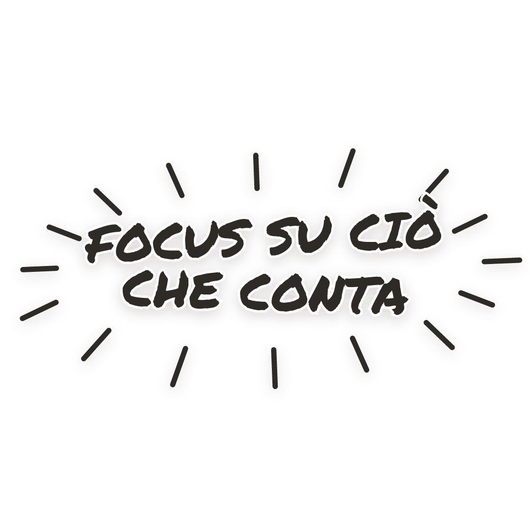 Sticker: focus su ciò che conta