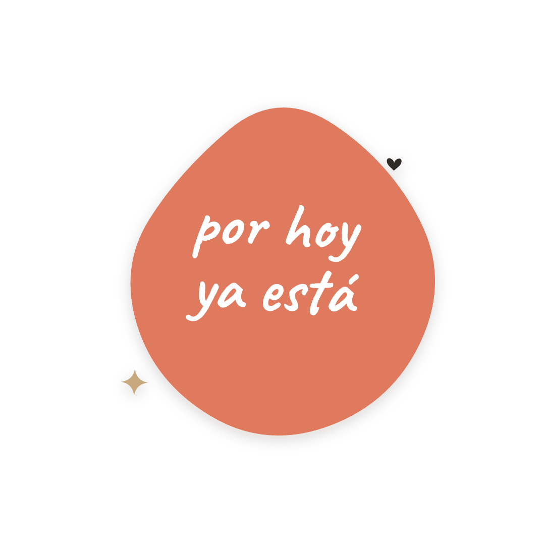 Sticker: por hoy ya está