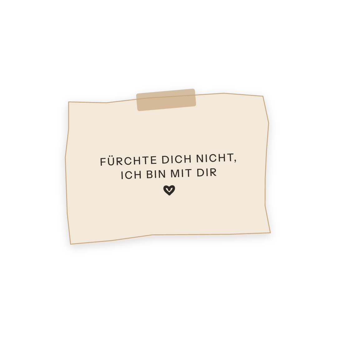 Sticker: Jesaja 41:10 fürchte dich nicht, ich bin mit dir