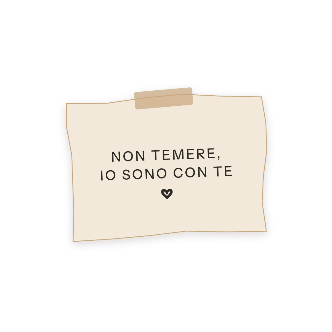 Sticker: Isaia 41:10 non temere, io sono con te