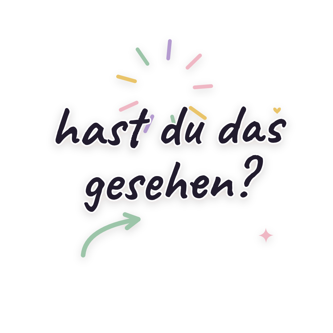 Sticker: hast du das gesehen?