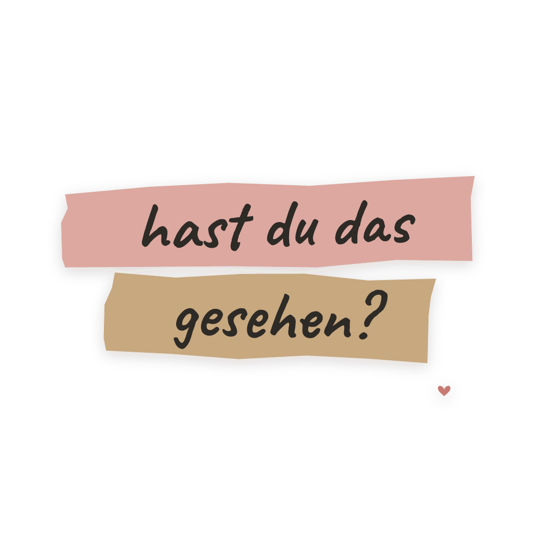 Sticker: hast du das gesehen?