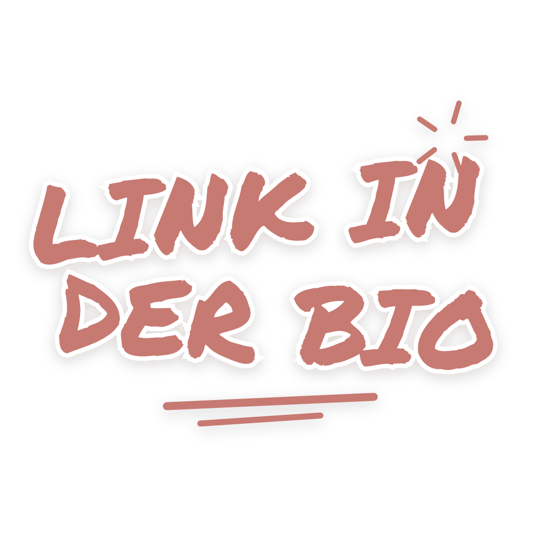 Sticker: link in der bio