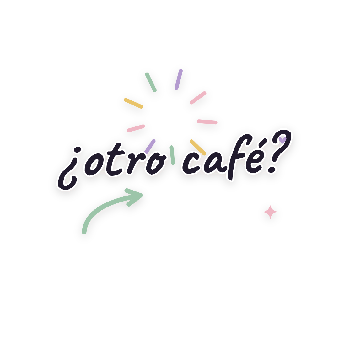 Sticker: ¿otro café?