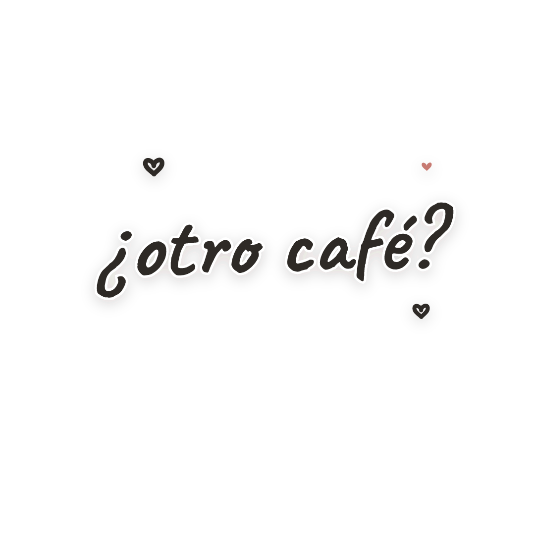 Sticker: ¿otro café?