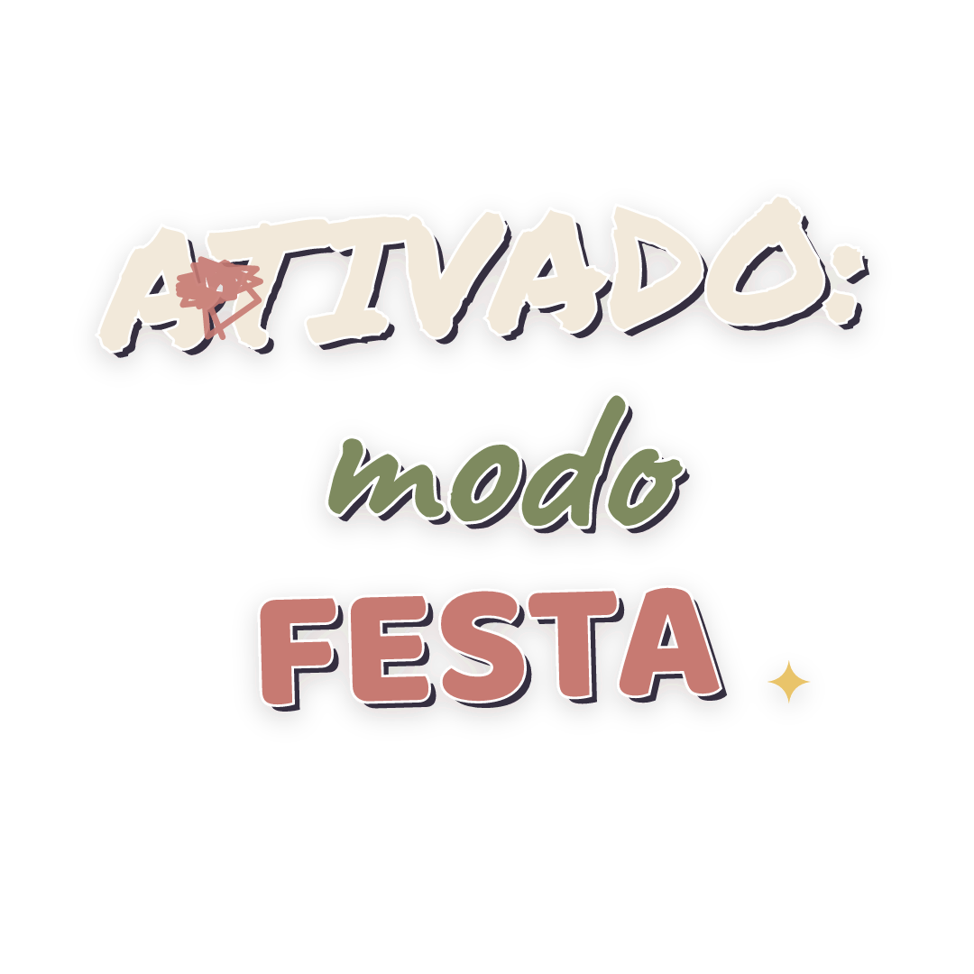 Sticker: ativado: modo festa