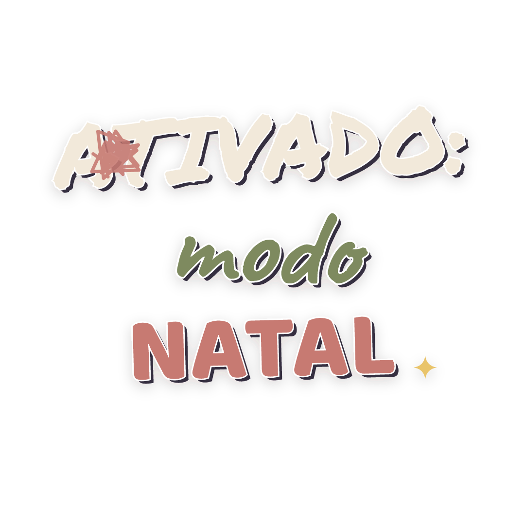 Sticker: ativado: modo natal