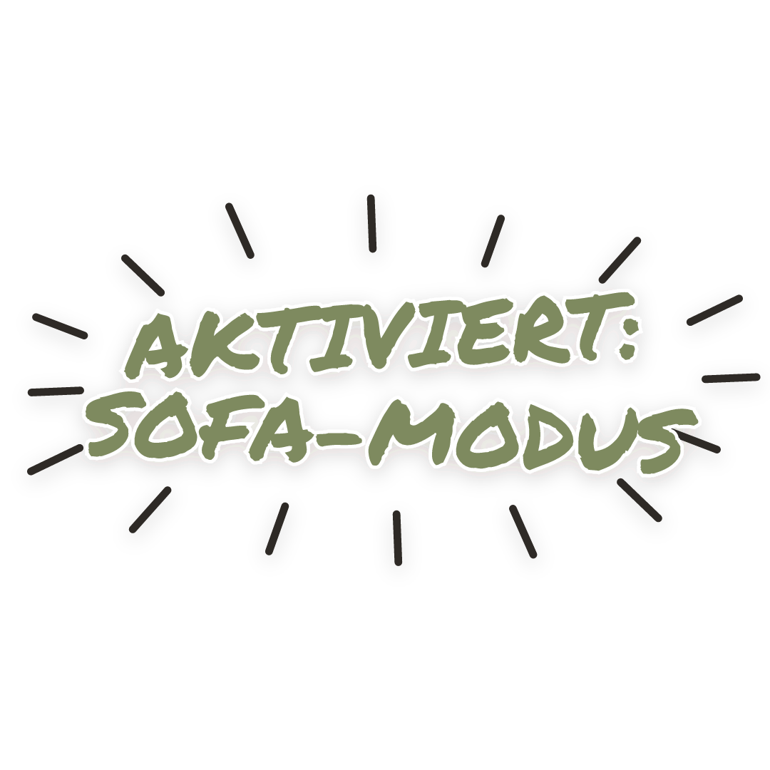 Sticker: aktiviert: sofa-modus