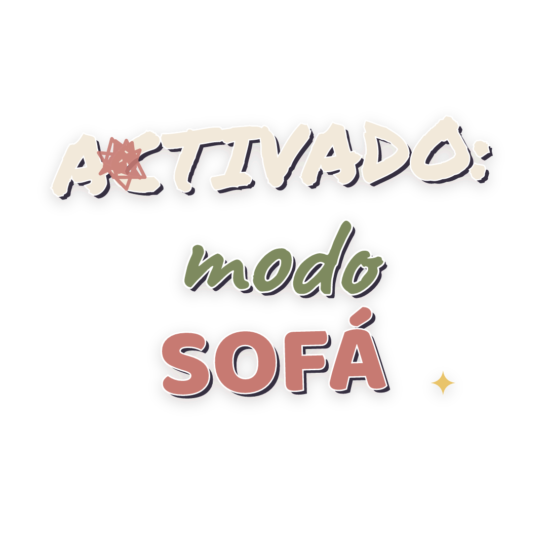 Sticker: activado: modo sofá