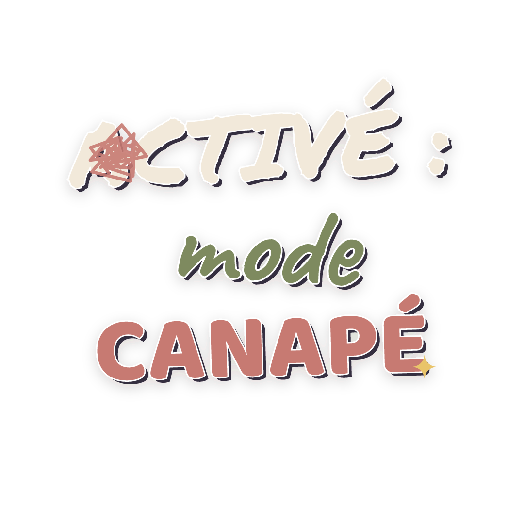 Sticker: activé : mode canapé