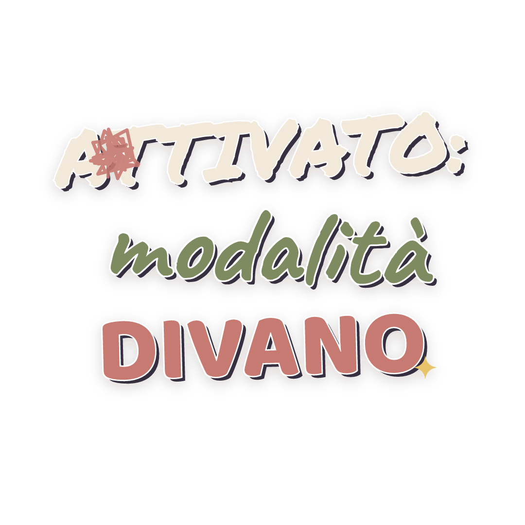 Sticker: attivato: modalità divano