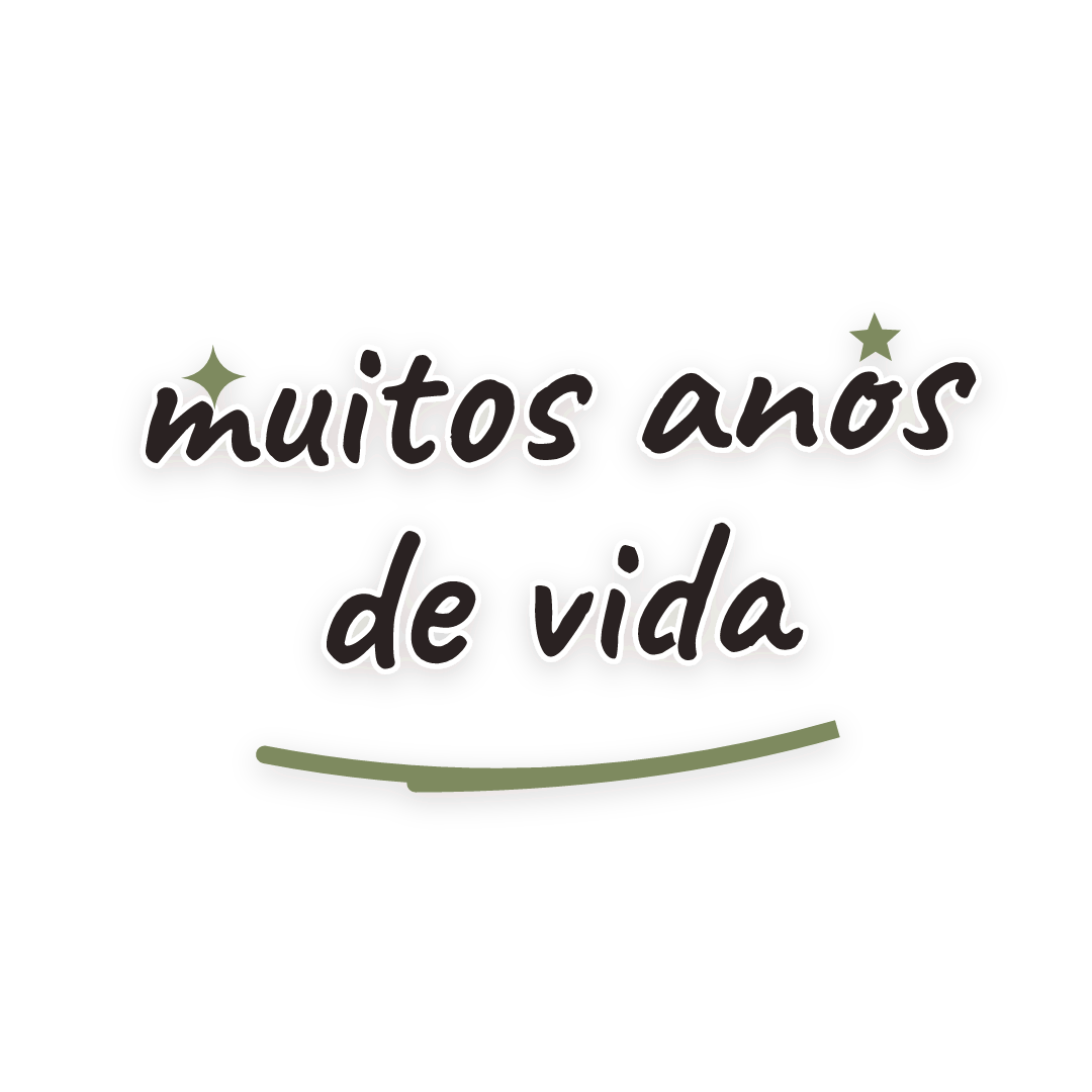 Sticker: muitos anos de vida