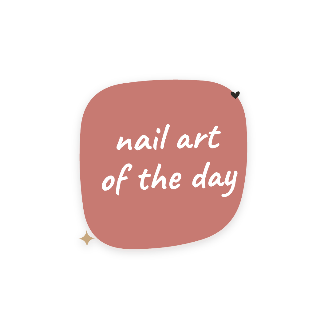 Sticker: nail art of the day