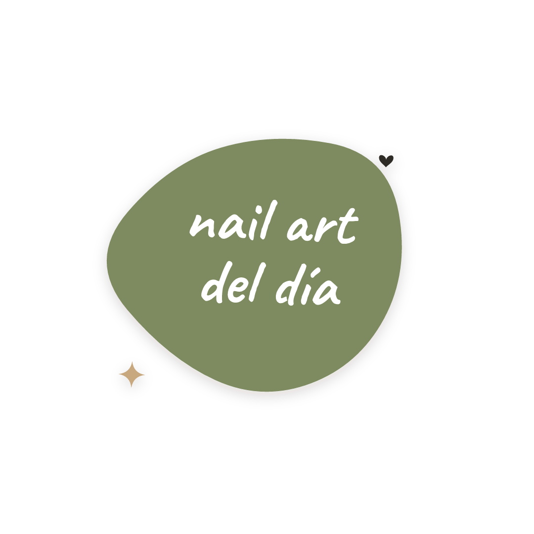 Sticker: nail art del día