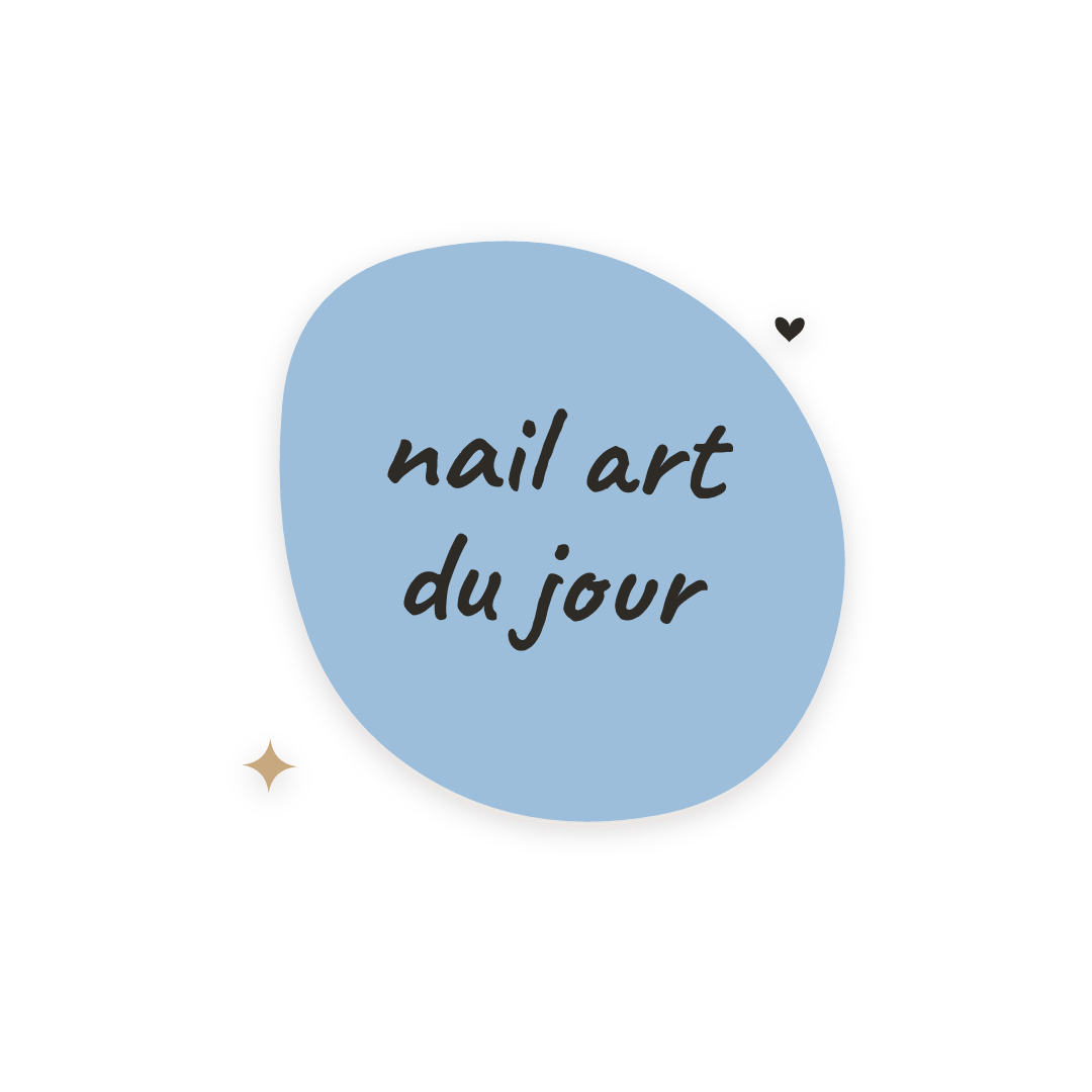 Sticker: nail art du jour