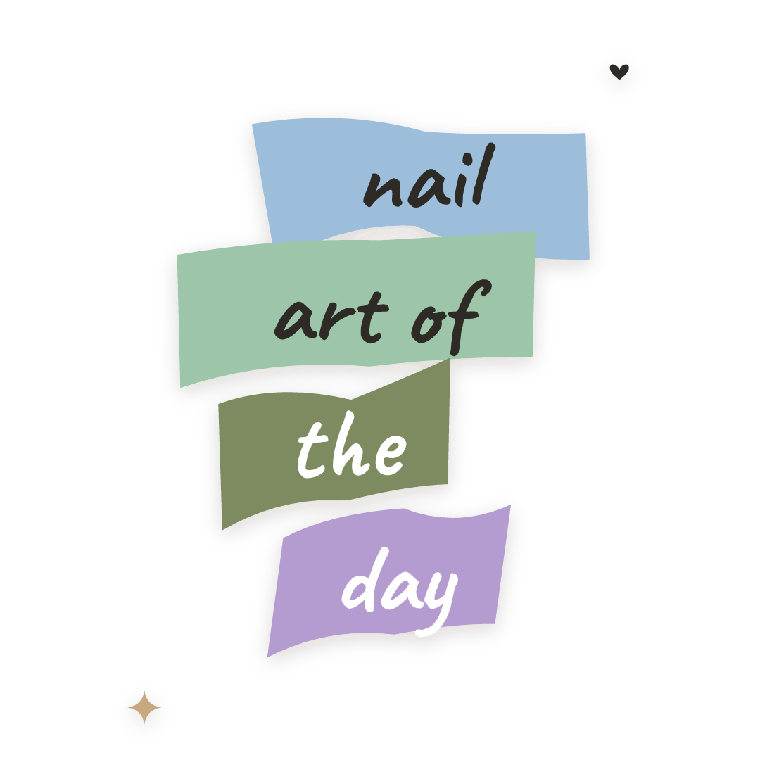 Sticker: nail art of the day
