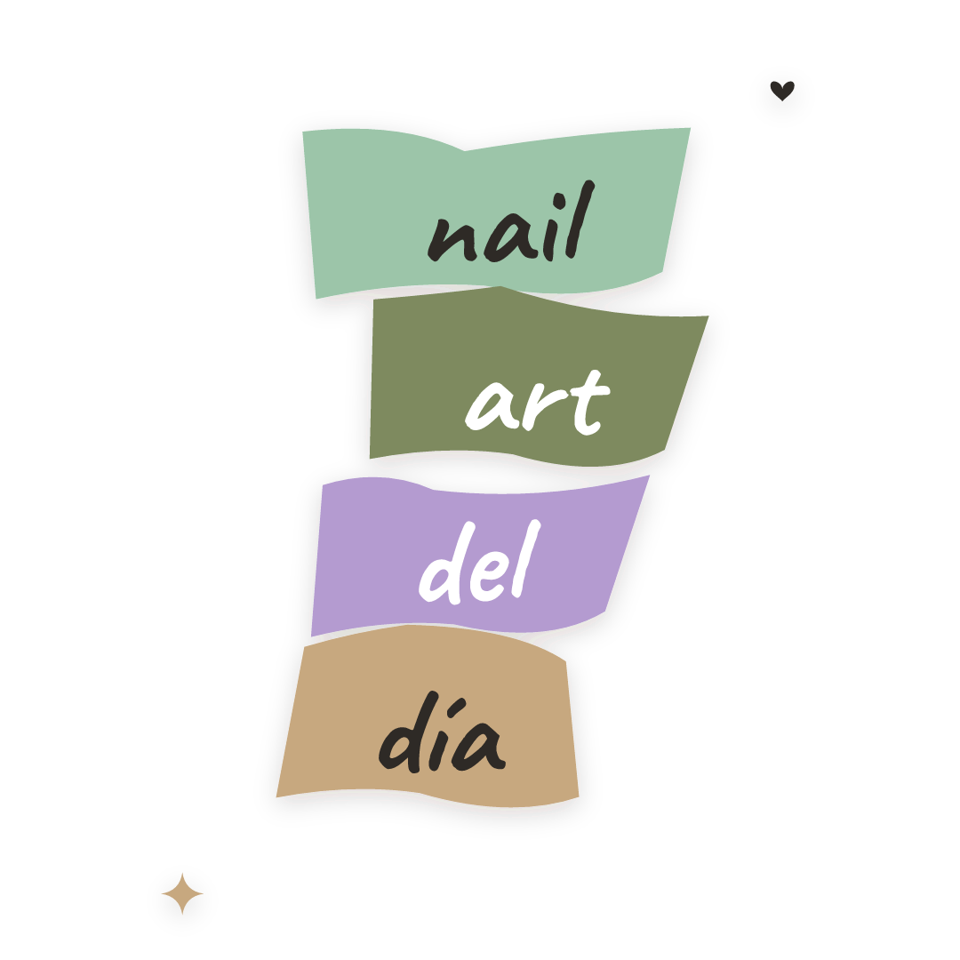 Sticker: nail art del día